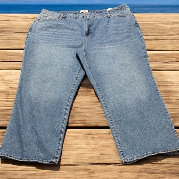 Women's sz 24 Jeans Wide leg edited by Remi Bader plus size high rise - Picture 1 of 6